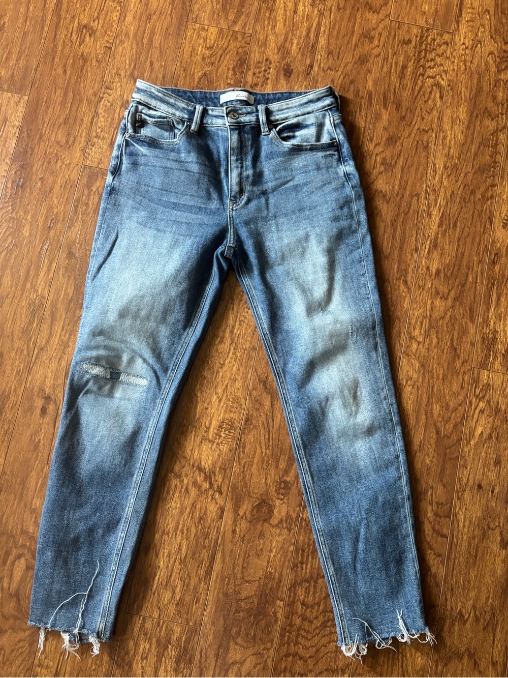 KanCan Light Blue Washed Ankle Skinny Jeans